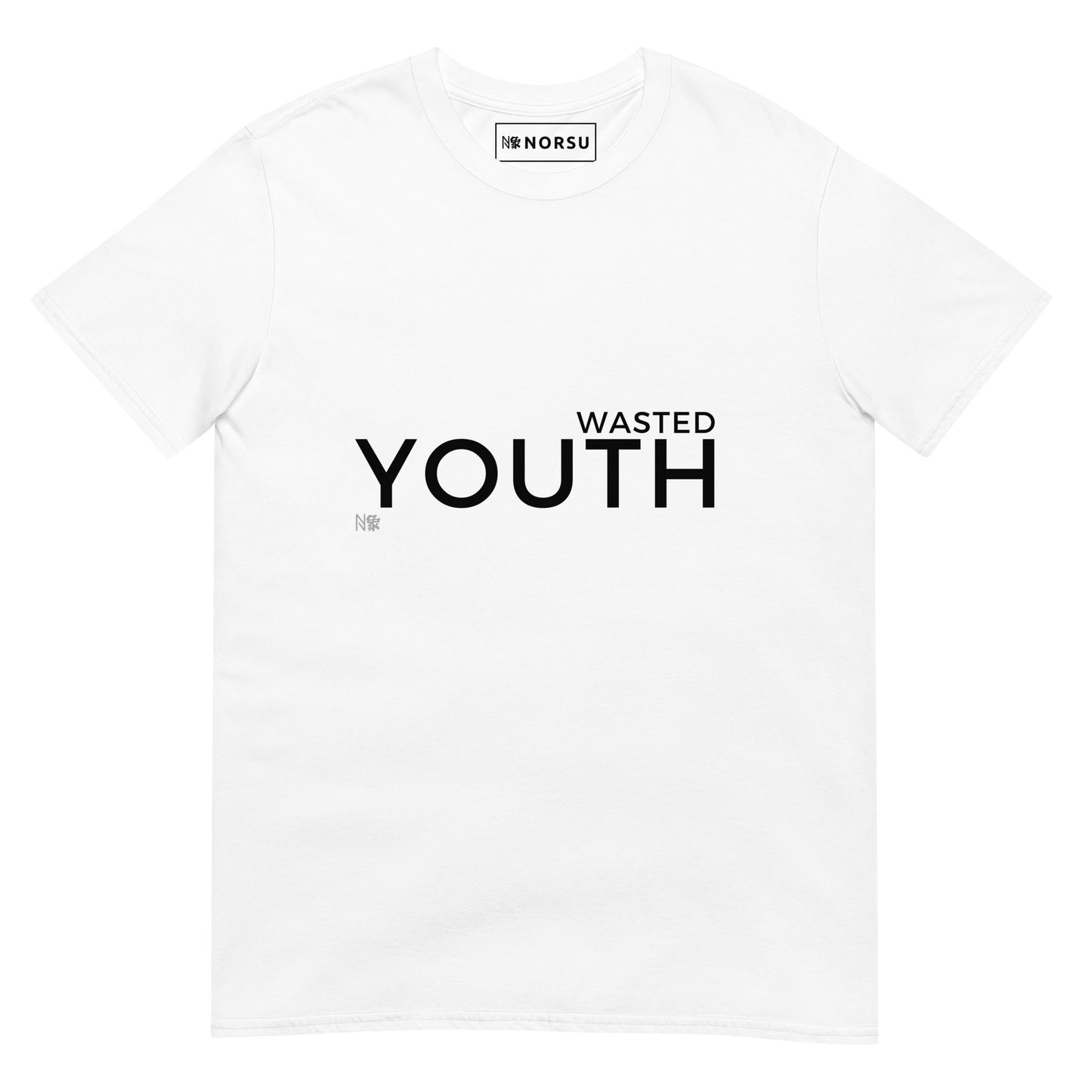 Λευκό Ανδρικό T-shirt - Wasted Youth