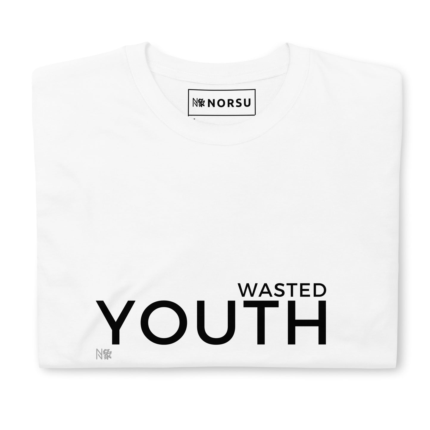 Λευκό Ανδρικό T-shirt - Wasted Youth
