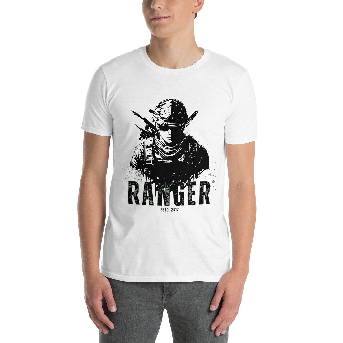 Λευκό Ανδρικό T-shirt - Ranger