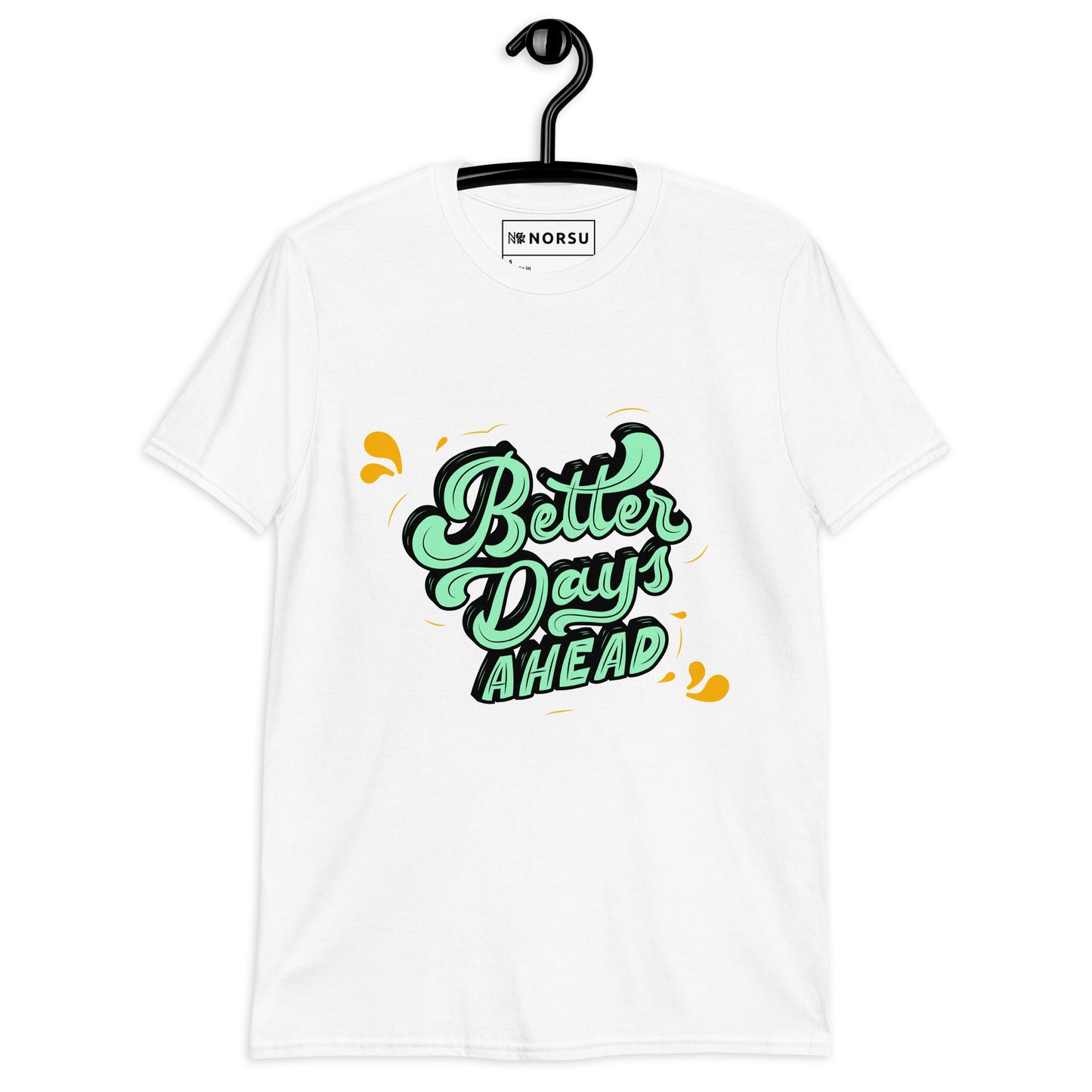 Λευκό Ανδρικό T-shirt - Better Days Ahead Graffiti