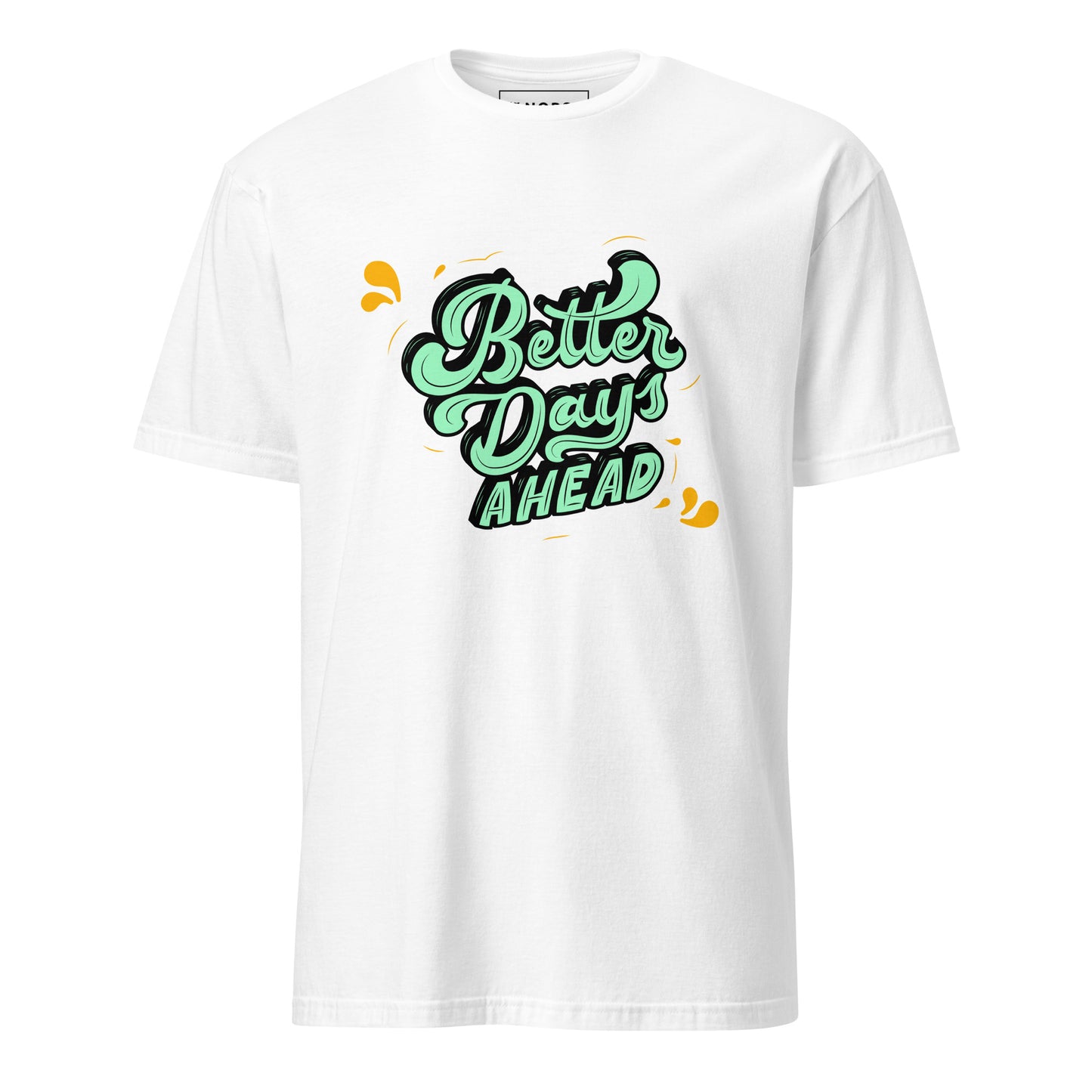 Λευκό Ανδρικό T-shirt - Better Days Ahead Graffiti