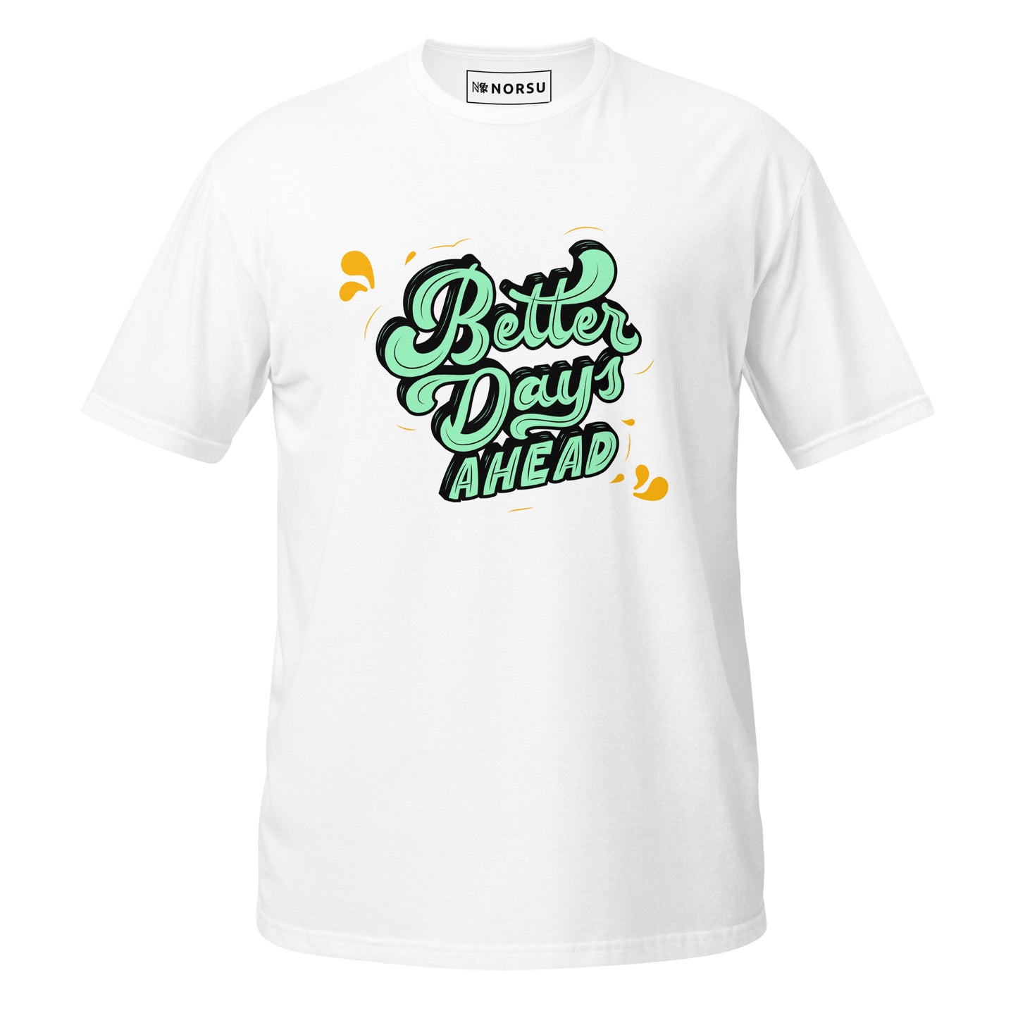 Λευκό Ανδρικό T-shirt - Better Days Ahead Graffiti