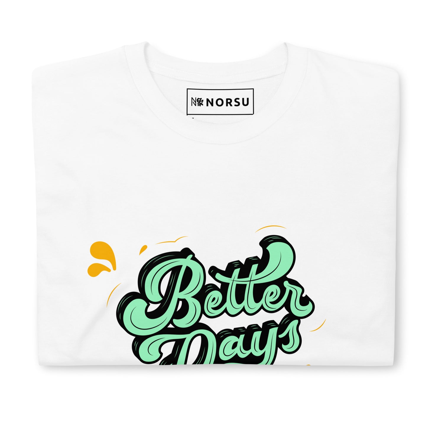 Λευκό Ανδρικό T-shirt - Better Days Ahead Graffiti