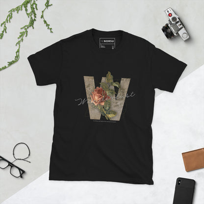 Μαύρο Ανδρικό T-shirt - Wanderlust, Not All Those Who Wander Are Lost