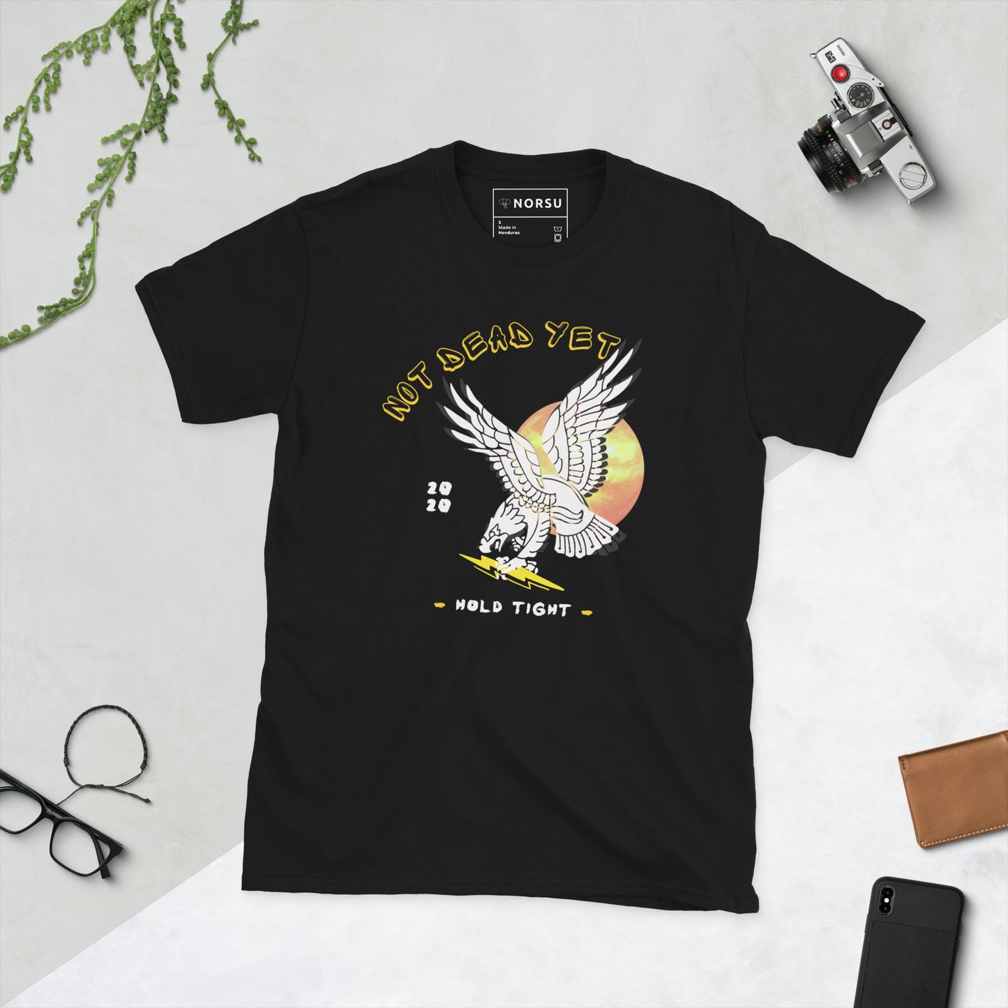 Μαύρο Ανδρικό T-shirt - Αετός Not Dead Yet