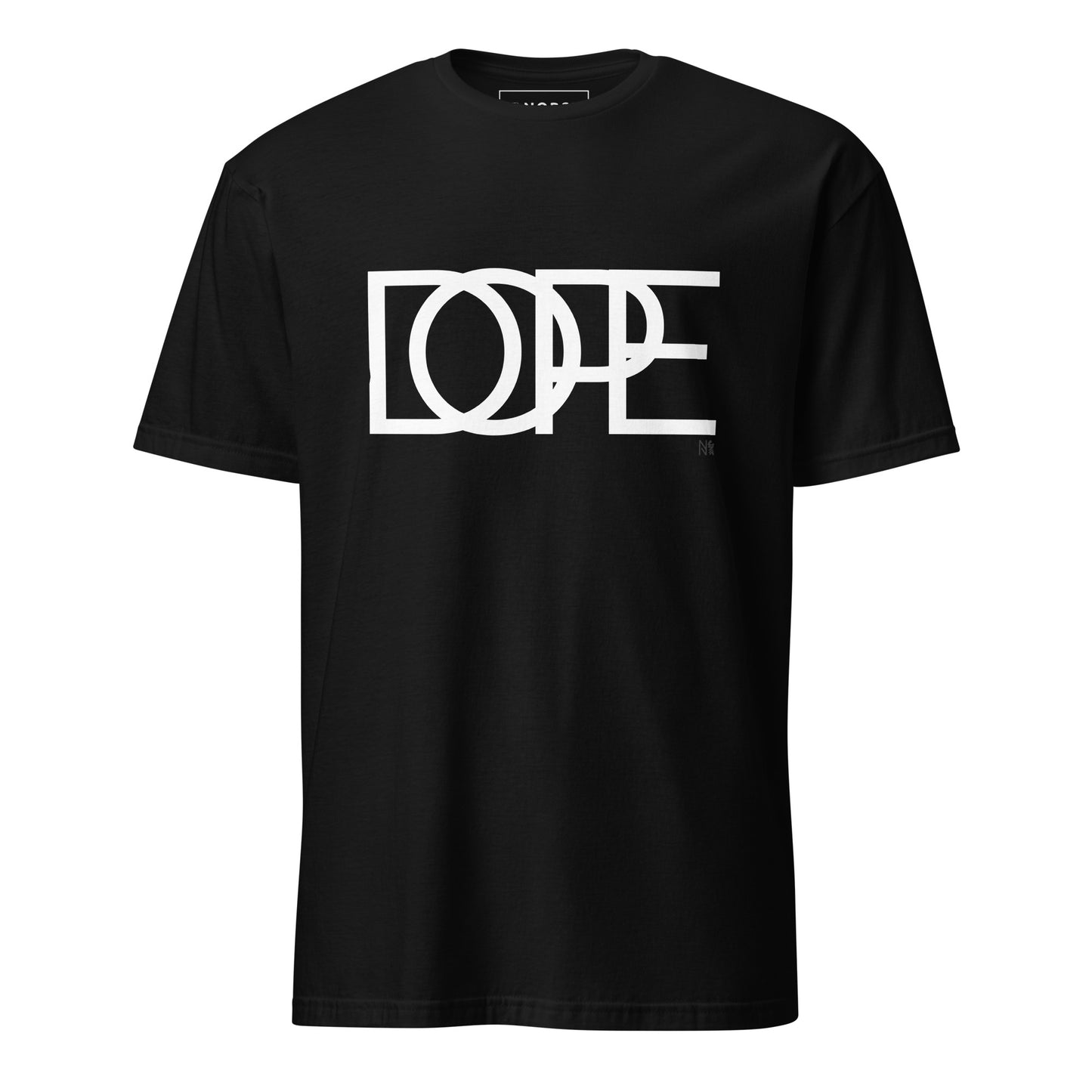 Μαύρο Ανδρικό T-shirt - Dope