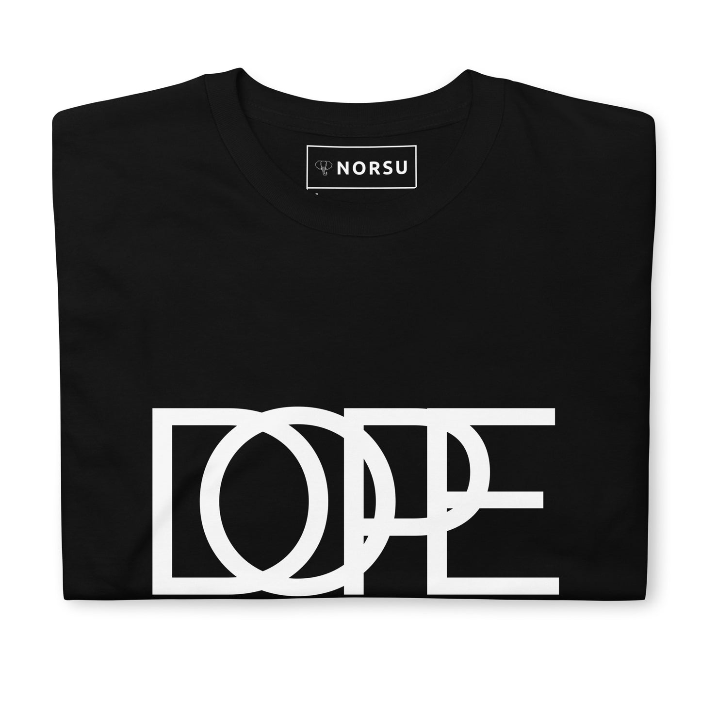 Μαύρο Ανδρικό T-shirt - Dope