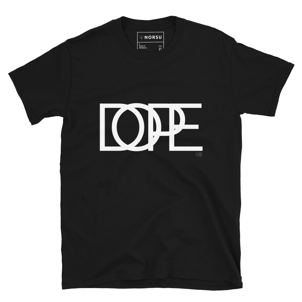 Μαύρο Ανδρικό T-shirt - Dope