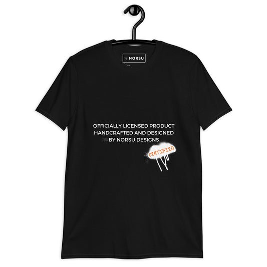 Μαύρο Ανδρικό T-shirt - Γκραφίτι Certified Norsu Designs