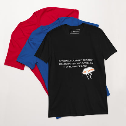 Μαύρο Ανδρικό T-shirt - Γκραφίτι Certified Norsu Designs