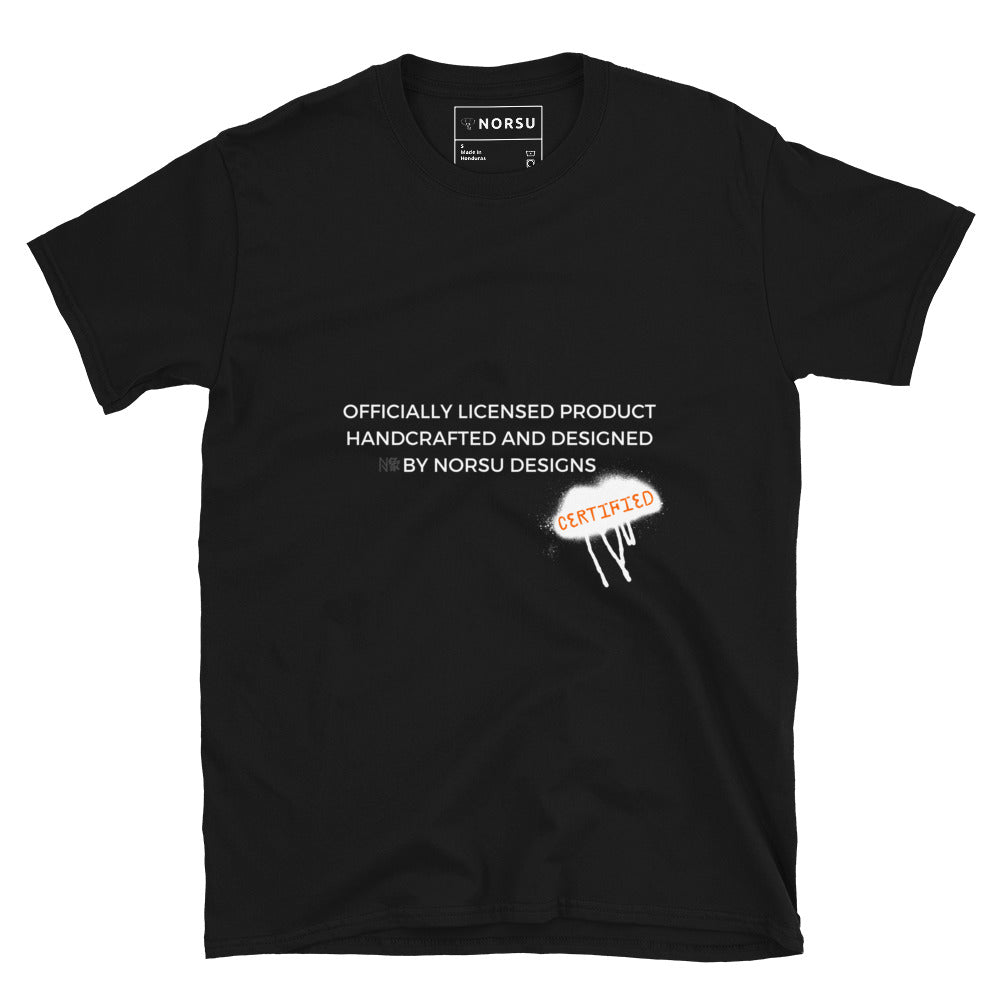 Μαύρο Ανδρικό T-shirt - Γκραφίτι Certified Norsu Designs