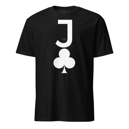 Μαύρο Ανδρικό T-shirt - Τραπουλόχαρτο Βαλές Σπαθί Jack of Clubs