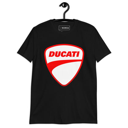 Μαύρο Ανδρικό T-shirt - Ducati Logo Λευκό