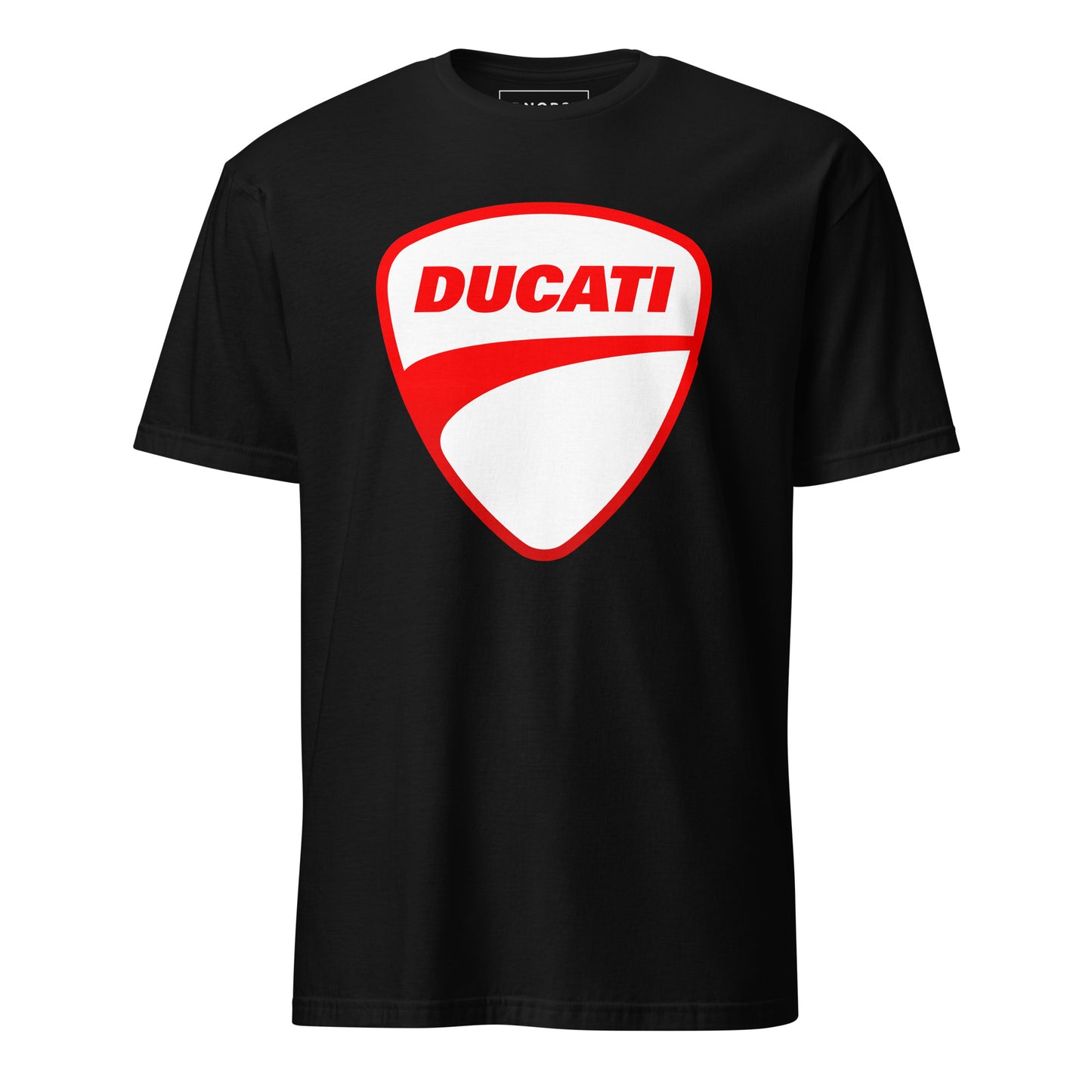 Μαύρο Ανδρικό T-shirt - Ducati Logo Λευκό