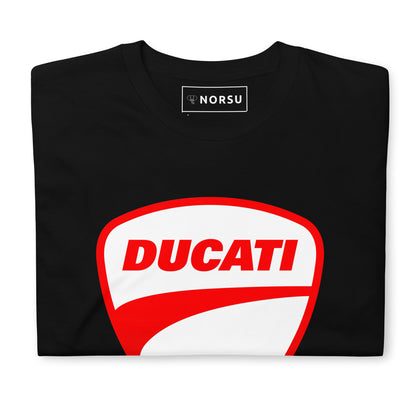 Μαύρο Ανδρικό T-shirt - Ducati Logo Λευκό