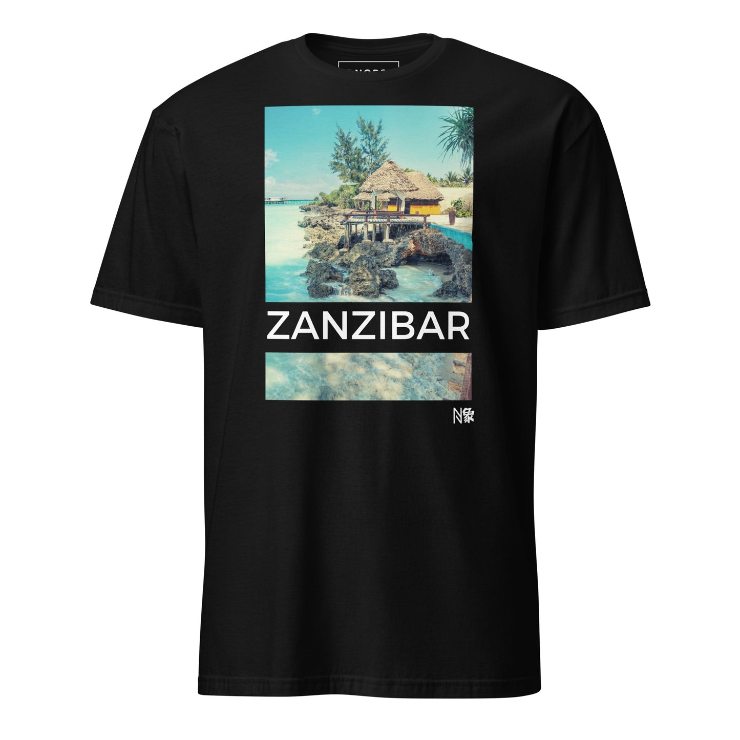 Μαύρο Ανδρικό T-shirt - Ζανζιβάρη