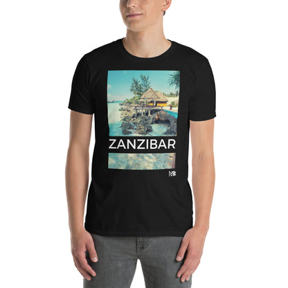 Μαύρο Ανδρικό T-shirt - Ζανζιβάρη