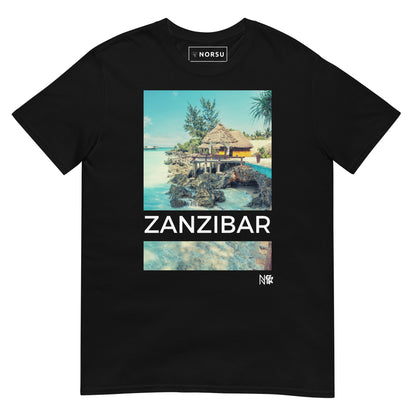 Μαύρο Ανδρικό T-shirt - Ζανζιβάρη