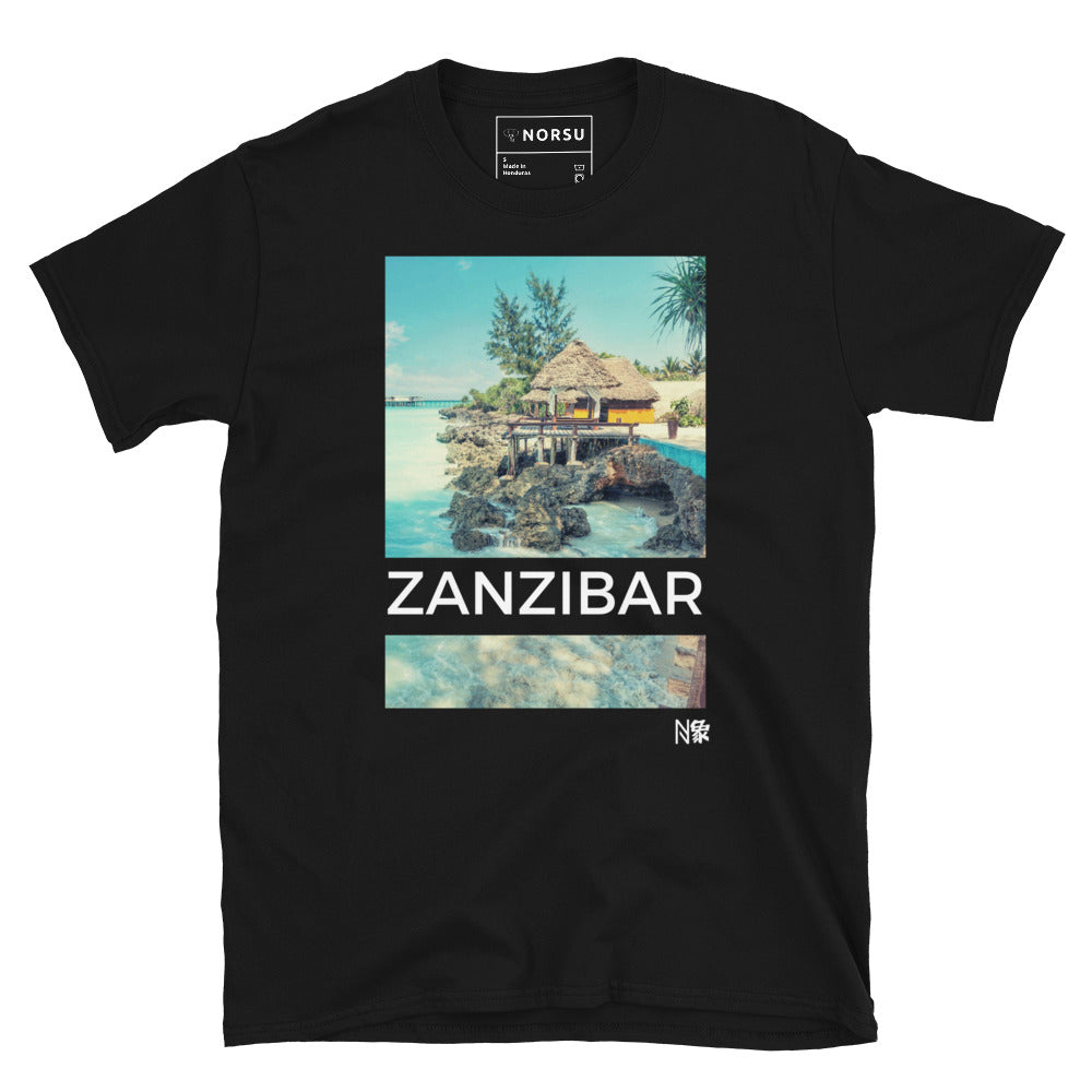 Μαύρο Ανδρικό T-shirt - Ζανζιβάρη