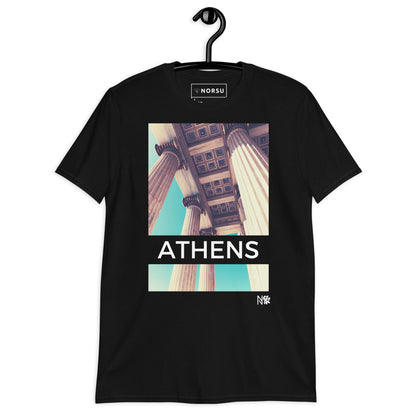 Μαύρο Ανδρικό T-shirt - Aθήνα Παρθενώνας