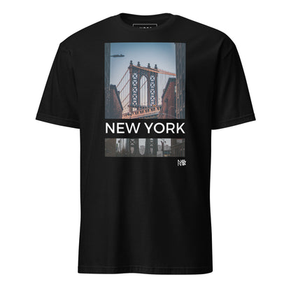 Μαύρο Ανδρικό T-shirt - Νέα Υόρκη Brooklyn Bridge