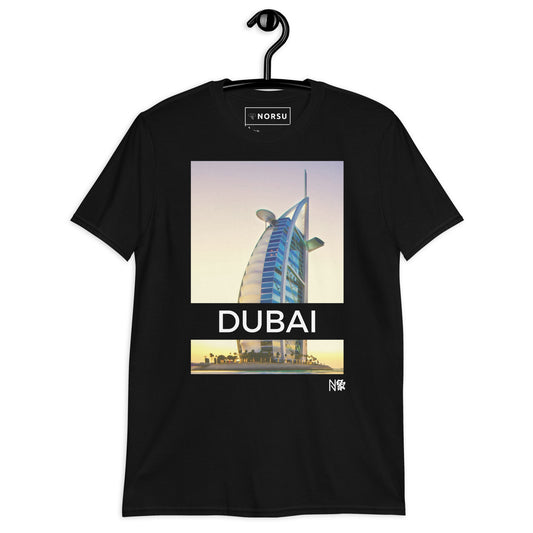 Μαύρο Ανδρικό T-shirt - Ντουμπάι Burj Al Arab