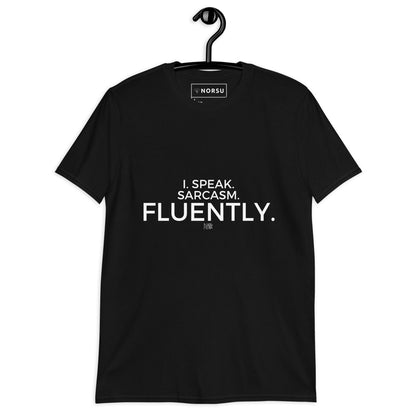 Μαύρο Ανδρικό T-shirt - I speak sarcasm fluently