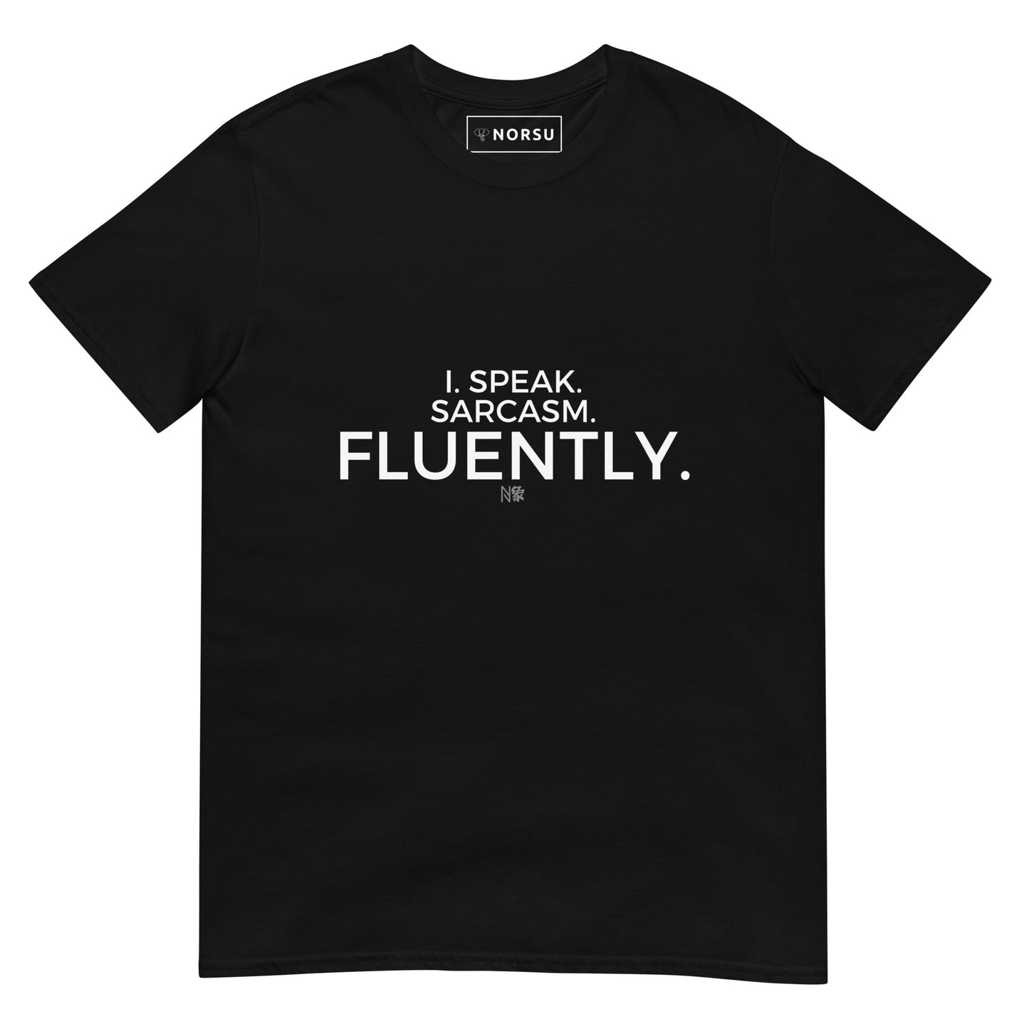 Μαύρο Ανδρικό T-shirt - I speak sarcasm fluently