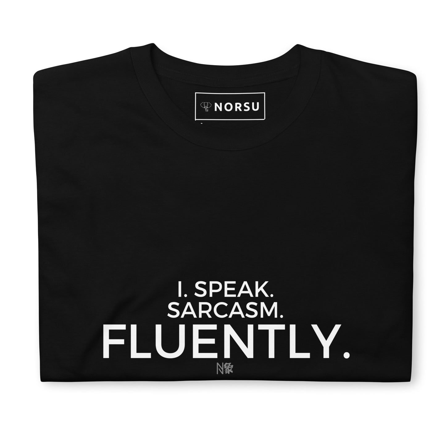 Μαύρο Ανδρικό T-shirt - I speak sarcasm fluently