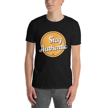 Μαύρο Ανδρικό T-shirt - Stay Authentic