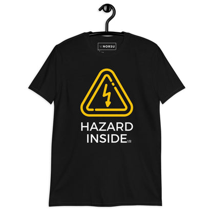 Μαύρο Ανδρικό T-shirt - Hazard Inside