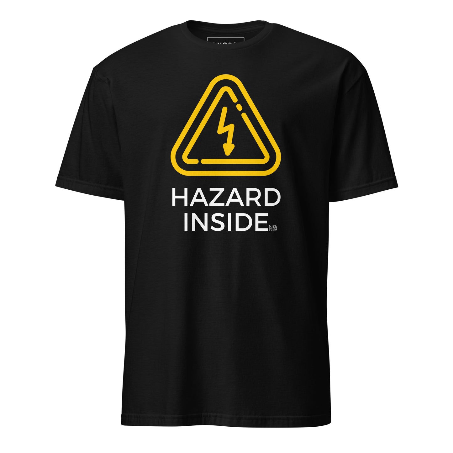 Μαύρο Ανδρικό T-shirt - Hazard Inside