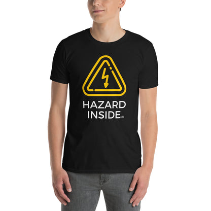 Μαύρο Ανδρικό T-shirt - Hazard Inside