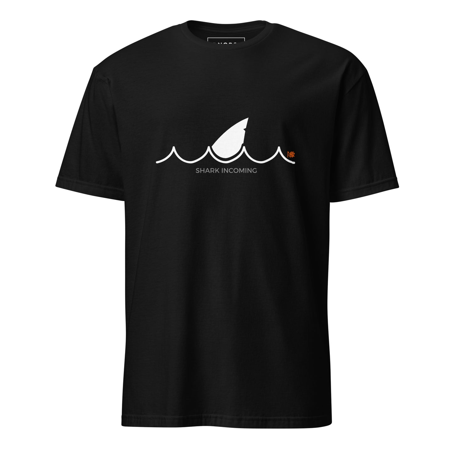 Μαύρο Ανδρικό T-shirt - Καρχαρίας Shark Incoming