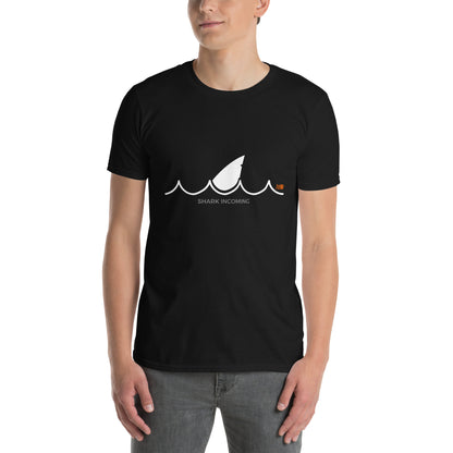 Μαύρο Ανδρικό T-shirt - Καρχαρίας Shark Incoming