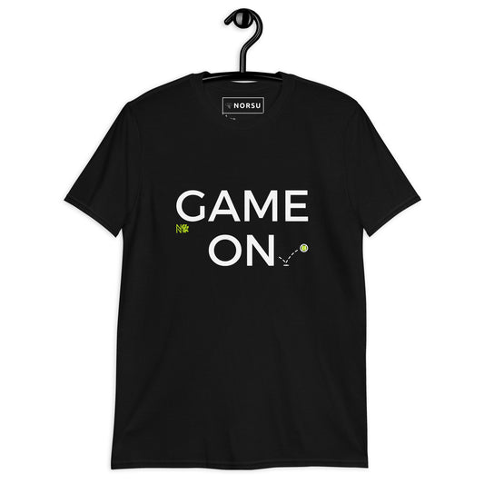 Μαύρο Ανδρικό T-shirt - Τένις Game On