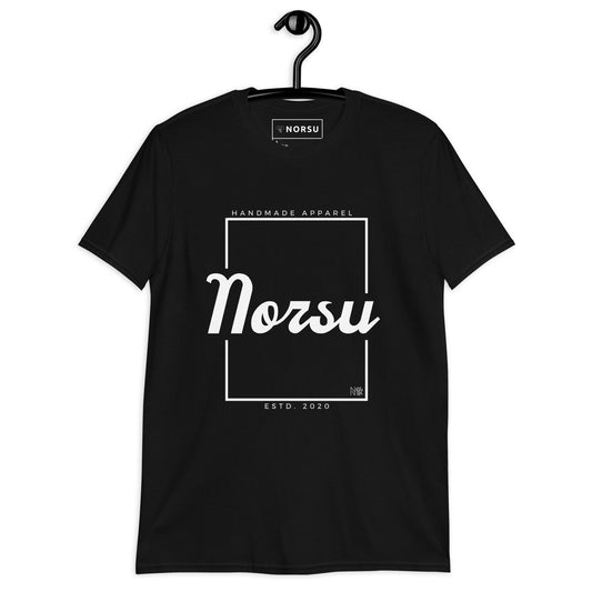 Μαύρο Ανδρικό T-shirt - Norsu Λευκό Πλαίσιο