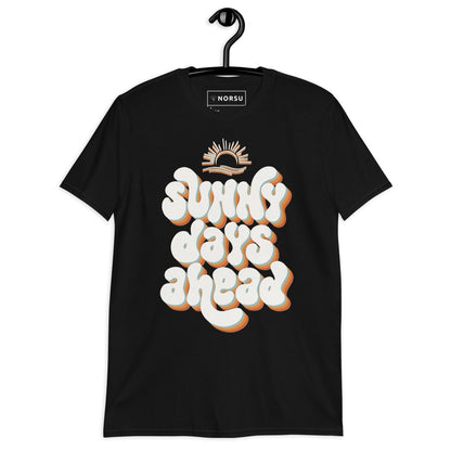 Μαύρο Ανδρικό T-shirt - Sunny Days Ahead