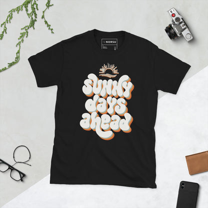 Μαύρο Ανδρικό T-shirt - Sunny Days Ahead