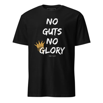 Μαύρο Ανδρικό T-shirt - No Guts, No Glory