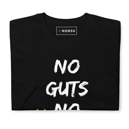 Μαύρο Ανδρικό T-shirt - No Guts, No Glory