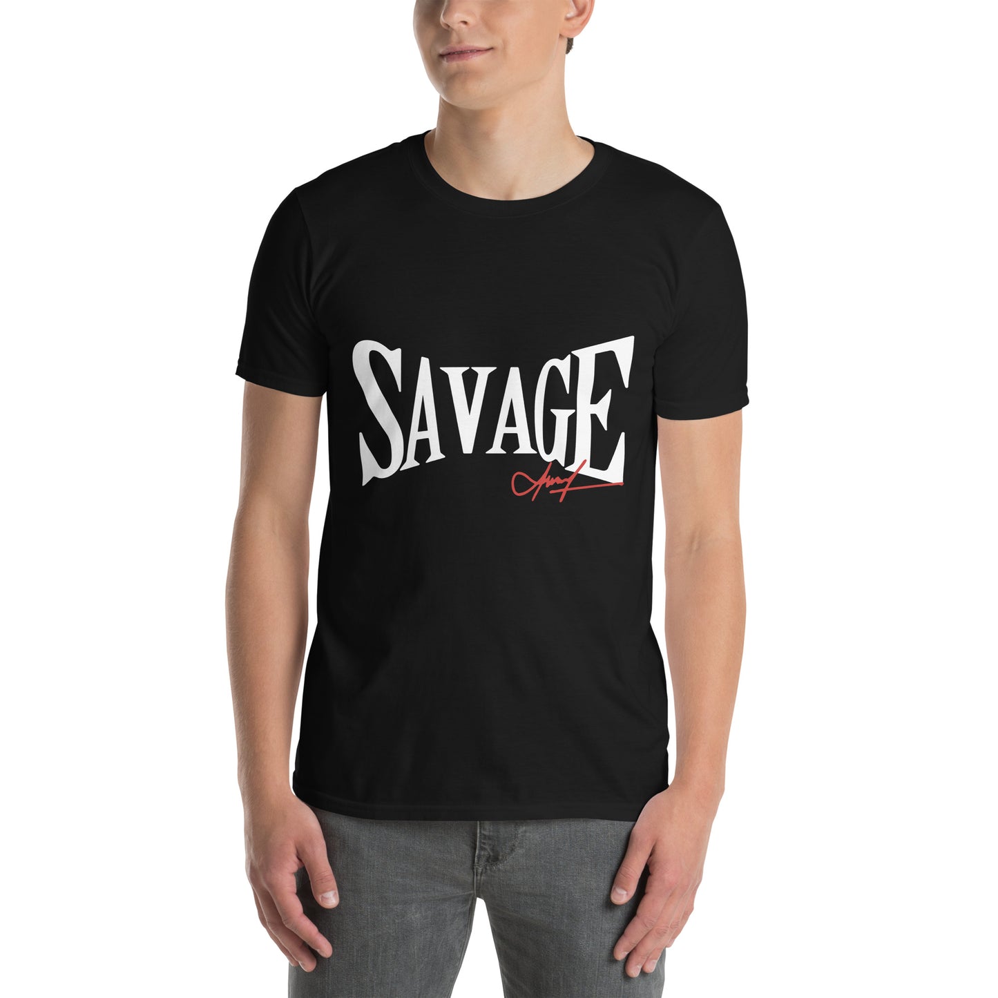 Μαύρο Ανδρικό T-shirt - Savage