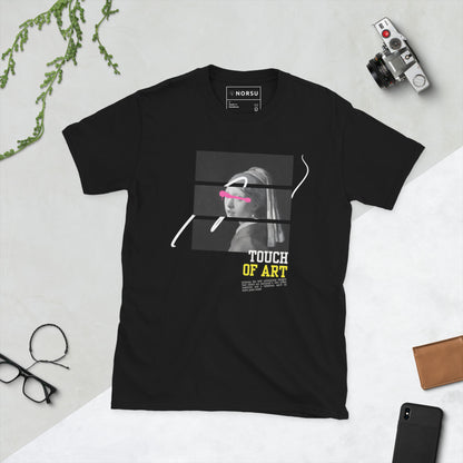 Μαύρο Ανδρικό T-shirt - Touch of Art