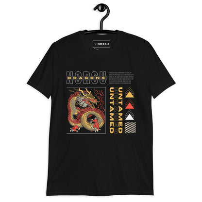 Μαύρο Ανδρικό T-shirt - Δράκος Dragon Untamed