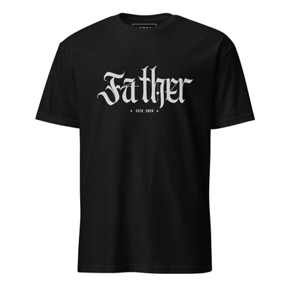 Μαύρο Ανδρικό T-shirt - Father, Estd. 2020