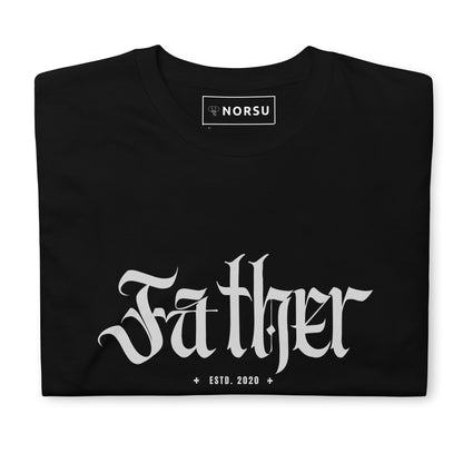 Μαύρο Ανδρικό T-shirt - Father, Estd. 2020