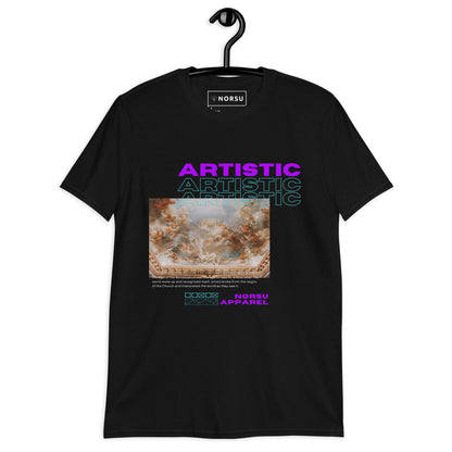 Μαύρο Ανδρικό T-shirt - Artistic Painting