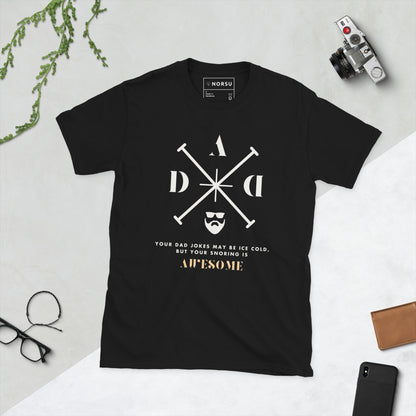 Μαύρο Ανδρικό T-shirt - Awesome Dad Jokes