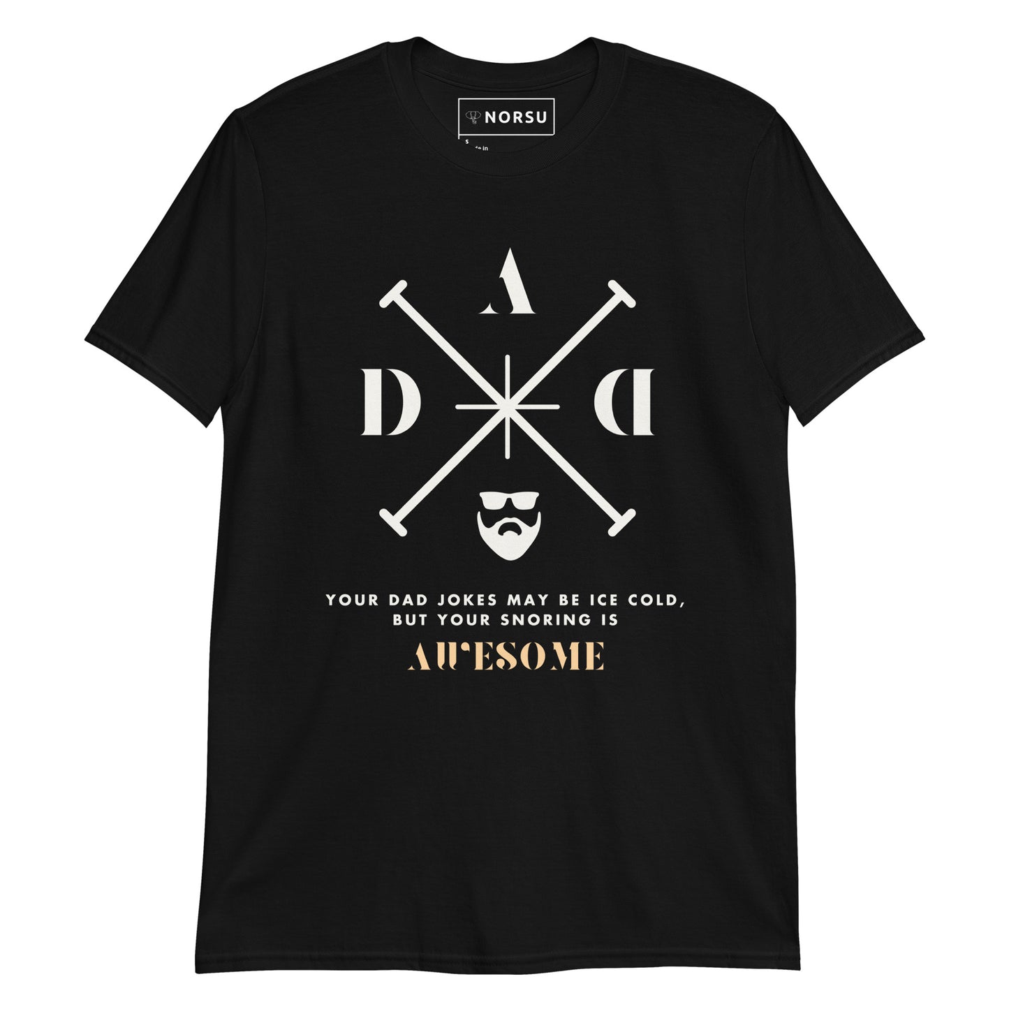 Μαύρο Ανδρικό T-shirt - Awesome Dad Jokes