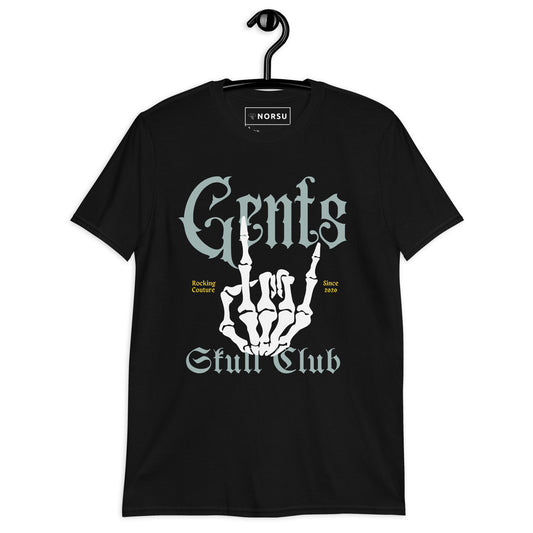 Λευκό Ανδρικό T-shirt - Gents Skull Club Πράσινο